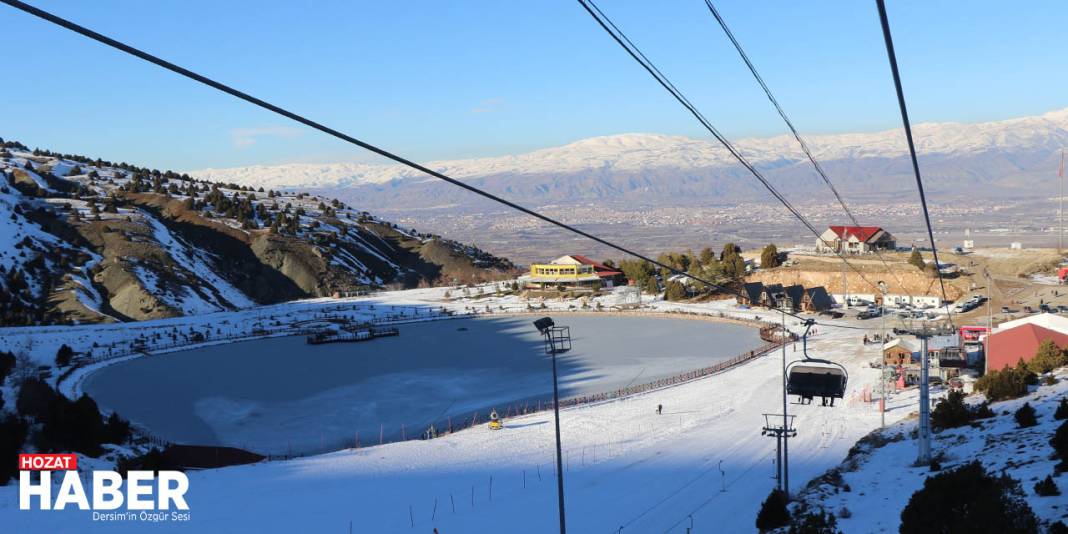 Ergan Kayak Merkezinde kar raftingi renkli görüntüler oluşturdu 8