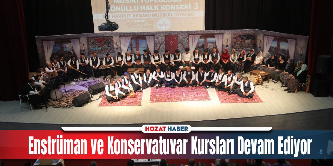 Enstrüman ve Konservatuvar Kursları Devam Ediyor