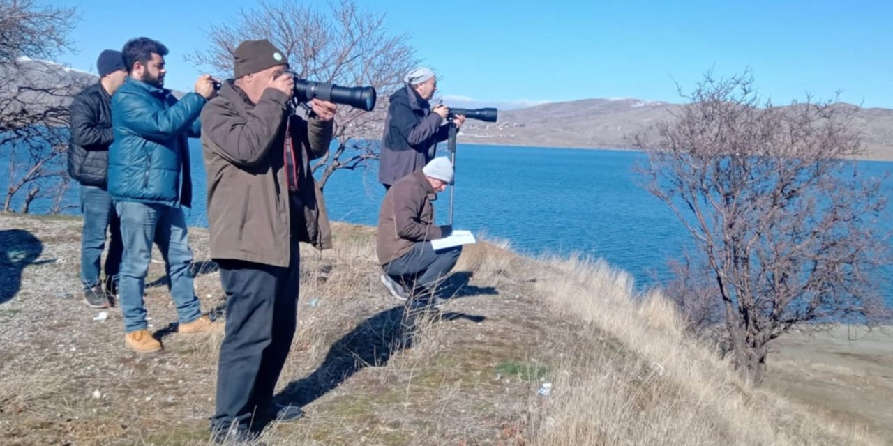 Elazığ'da Ekosistem Gözlemi: Kış Ortası Su Kuşu Sayımı Yapıldı
