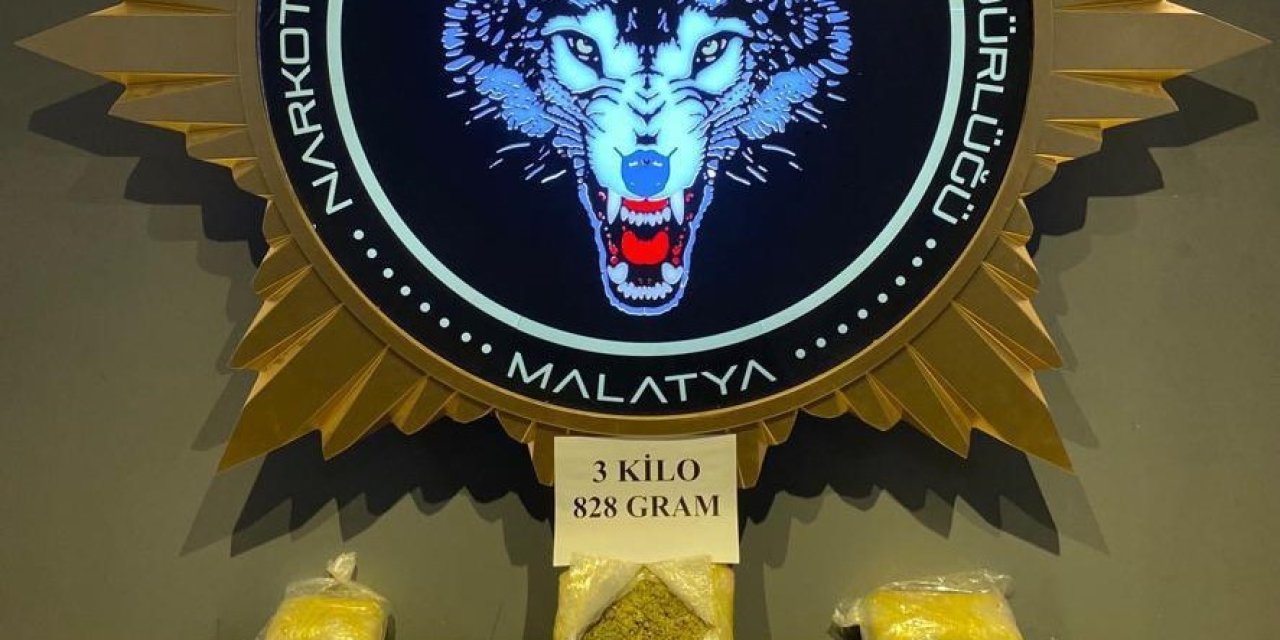 Malatya'da Uyuşturucu Operasyonu: Skunk ve 30 Bin Hap Ele Geçirildi