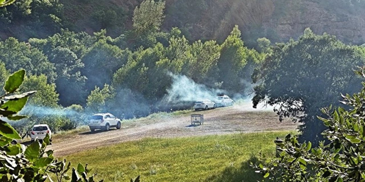 Ateşli piknik ve kamp yasağa rağmen devam ediyor