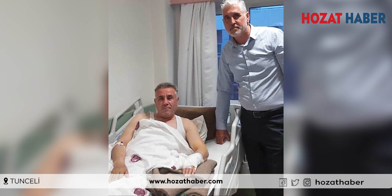 Başparmağını Kaptıran AK Parti Tunceli İl Başkanı Ameliyatla Kurtarıldı