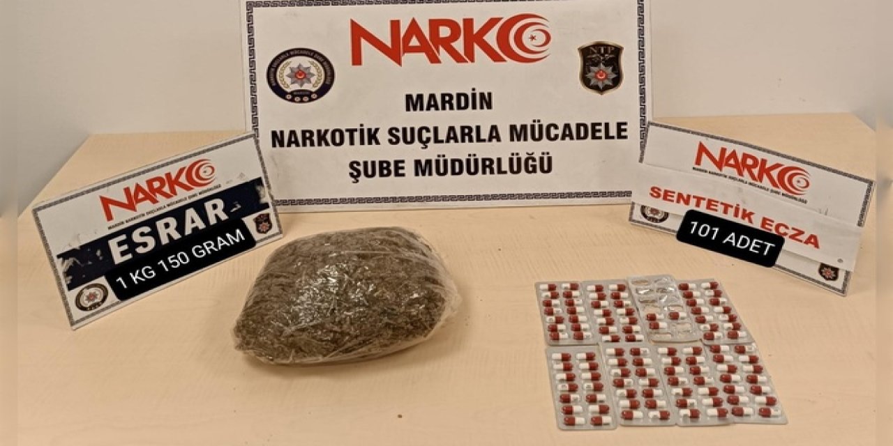 Mardin'de Narkotik Operasyonlar: Uyuşturucu Maddeler Ele Geçirildi