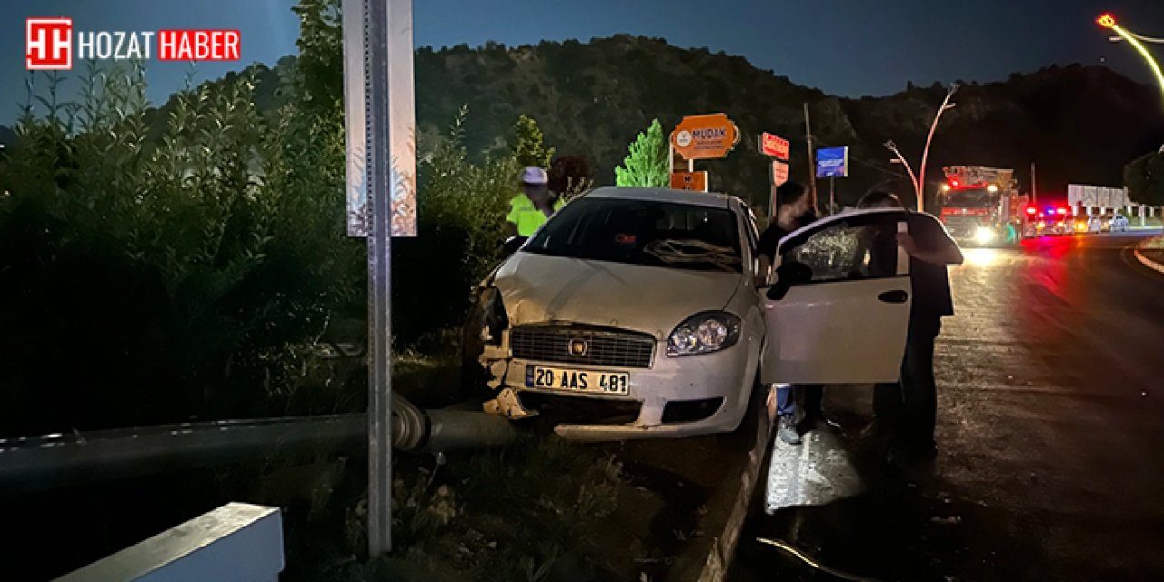 Otomobil köprüde kaza yaptı: Sürücü kayıp