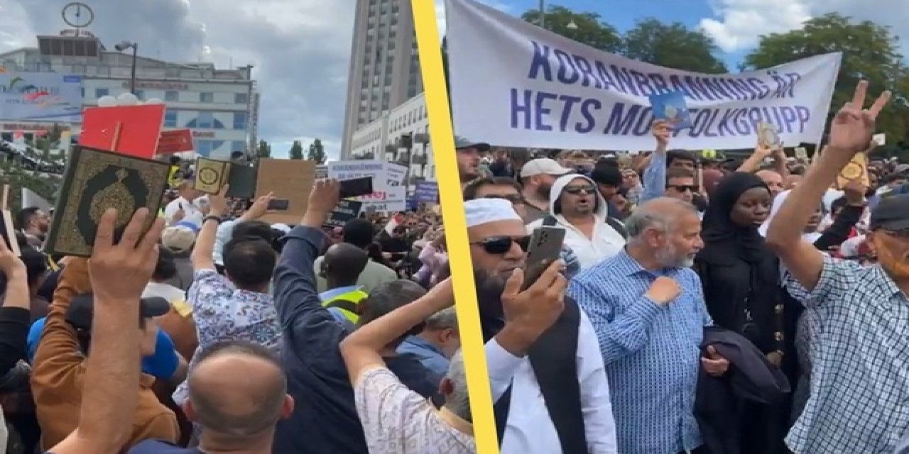 İsveç’te binlerce kişi protestoda!