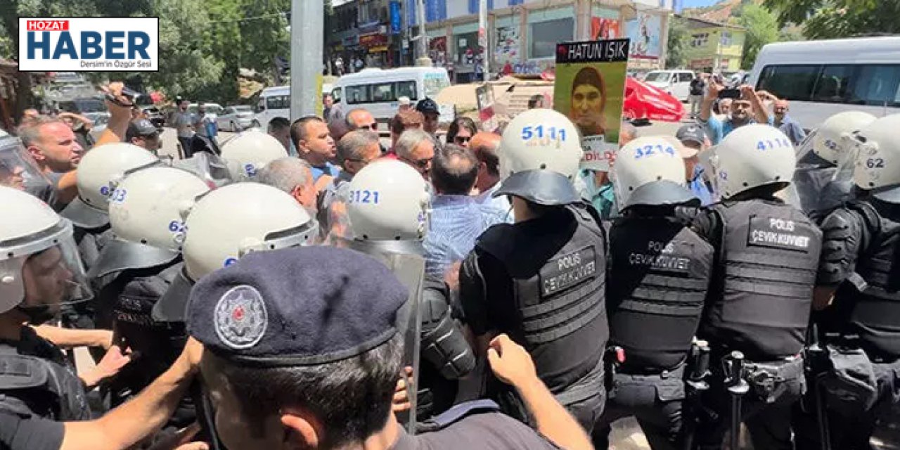 izinsiz basın açıklaması yapmak isteyen gruba polis müdahalesi