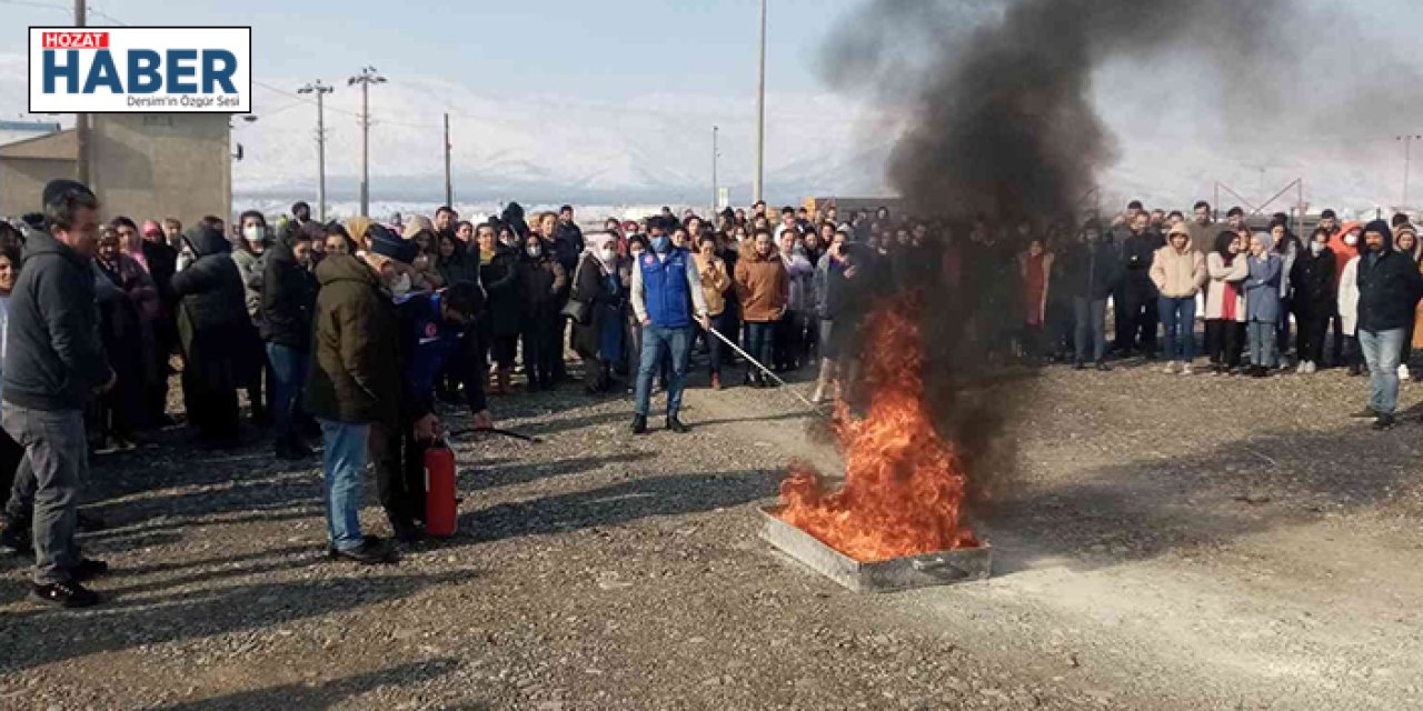 AFAD’dan organize sanayide yangın söndürme tatbikatı