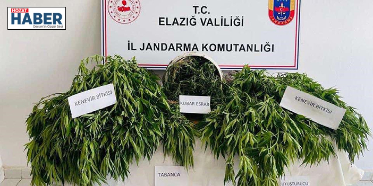 Elazığ’da uyuşturucu operasyonu: 3 gözaltı