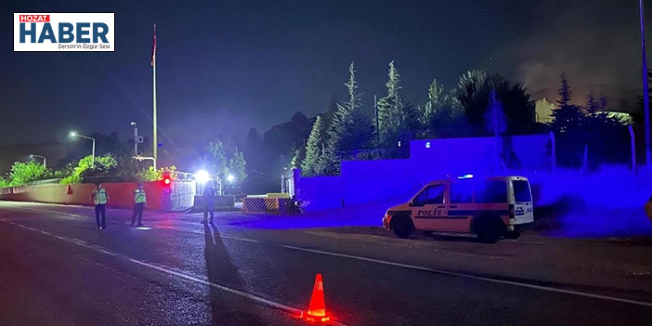 Tunceli Pertek'te Askeri Tabur Yatakhanesinde Yangın