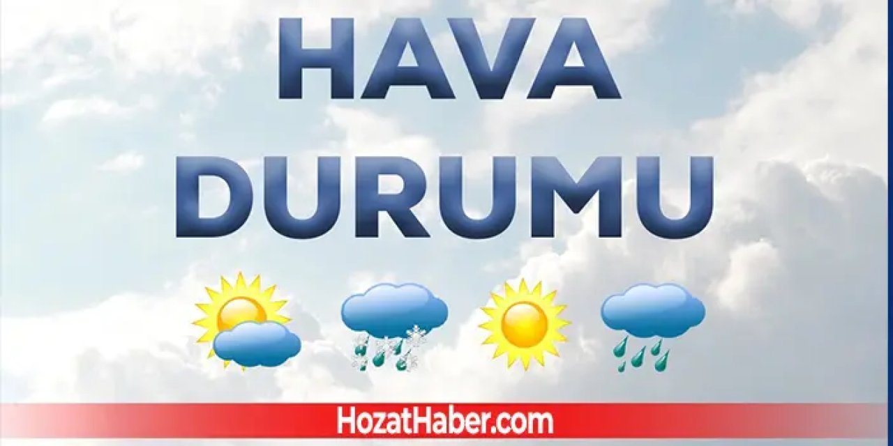 04 Ağustos 2023 Tunceli Hava Durumu