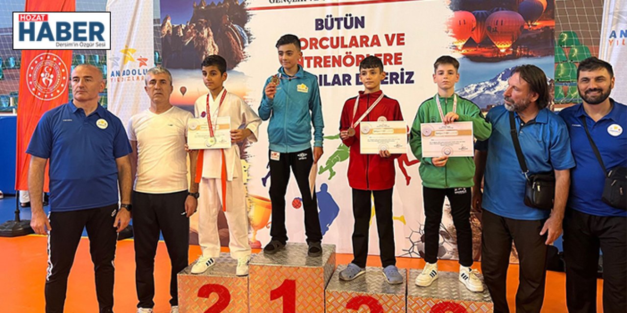 Bingöllü sporcu, karetede Türkiye ikincisi oldu