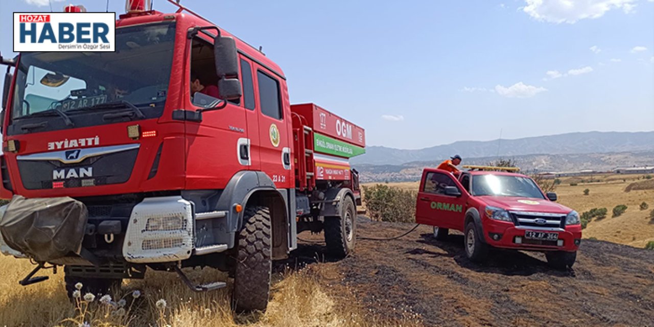 Bingöl'ün Genç İlçesi'nde Orman Yangını Alarmı