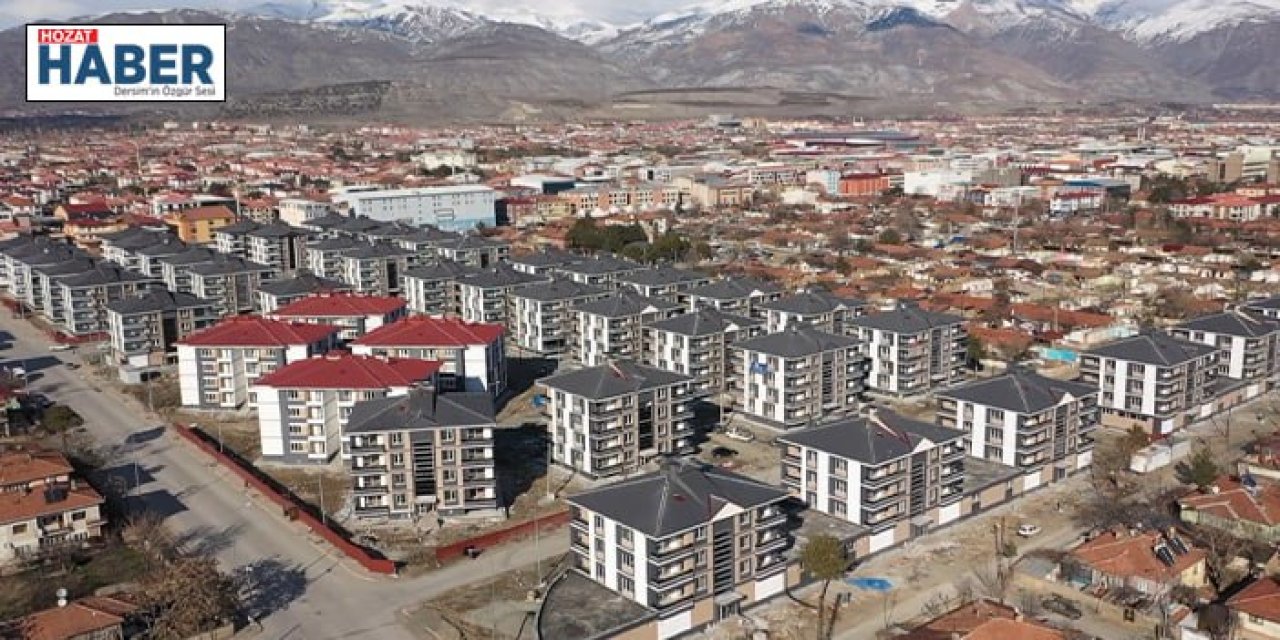 Erzincan'da 3 ayda 943 daireye yapı izni verildi