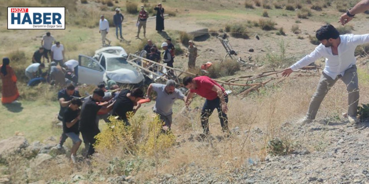 Van’da Şarampole Yuvarlanan Otomobilde 1 Ölü, 3 Yaralı