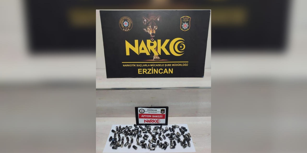 Erzincan’da Midesinde Afyon Sakızı Taşıyan İranlı Yakalandı