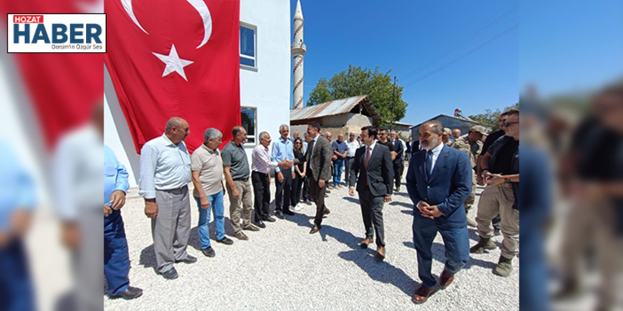 Akçapınar Köyü'nde Yeni Cami İbadete Açıldı