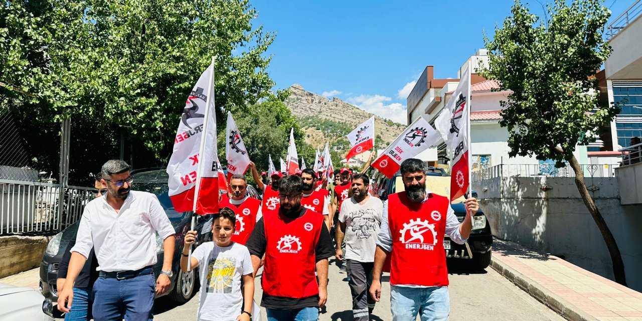 Tunceli'de FEDAŞ İşçileri Eylemlerinde 18. Gününde