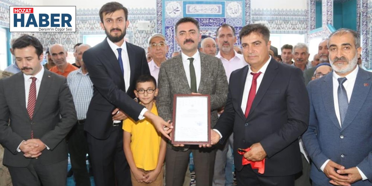 Tunceli'de Yeni Cami Dualarla Açıldı