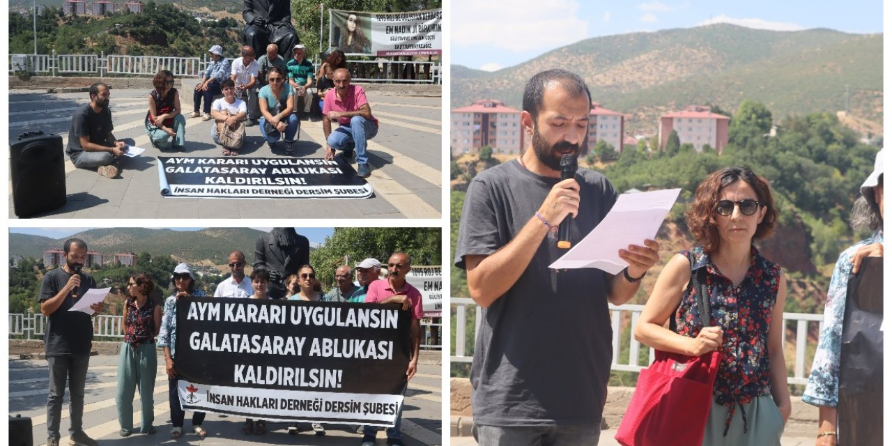 İHD Dersim Şubesi Cumartesi Anneleri İçin Basın Açıklaması Gerçekleştirdi