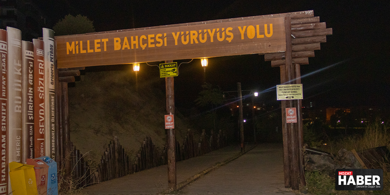 Tunceli Millet Bahçesi Yürüyüş Yolu Bakımsızlıkla Karşı Karşıya!