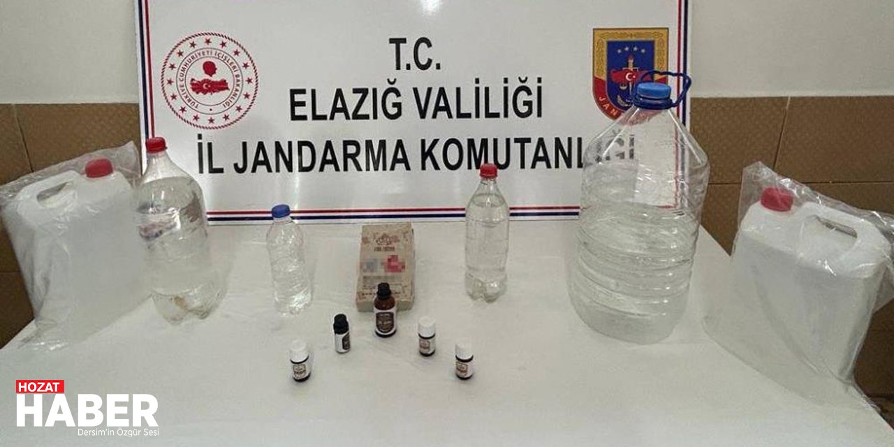 Elazığ’da Kaçak Alkol Operasyonu: 10 Litre Alkol Ele Geçirildi