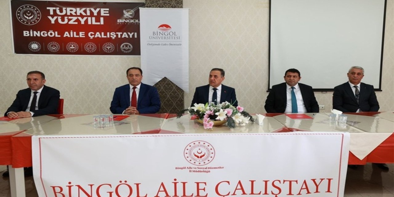 Bingöl’de ‘Aile Çalıştayı’ Yapıldı