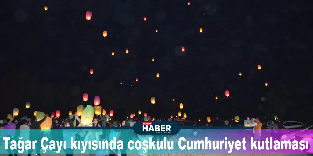 Tağar Çayı Kıyısında Coşkulu Cumhuriyet Kutlaması