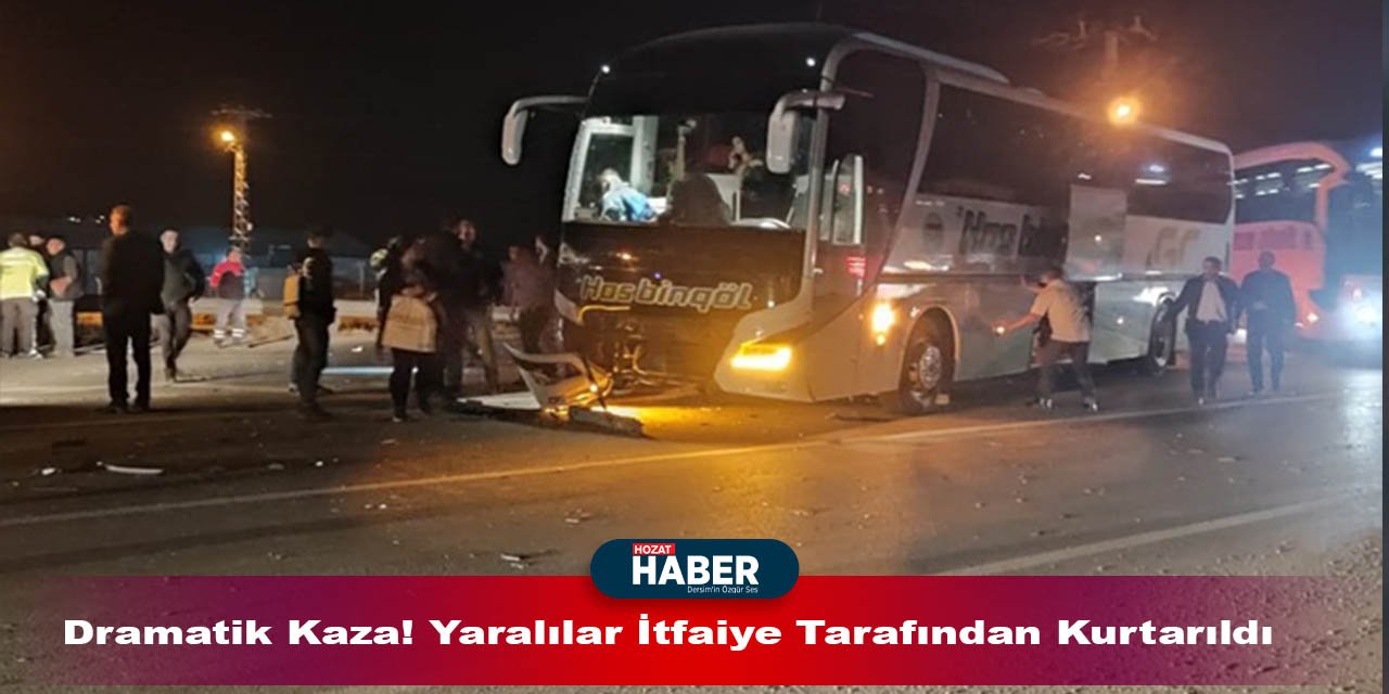 Dramatik Kaza! Yaralılar İtfaiye Tarafından Kurtarıldı