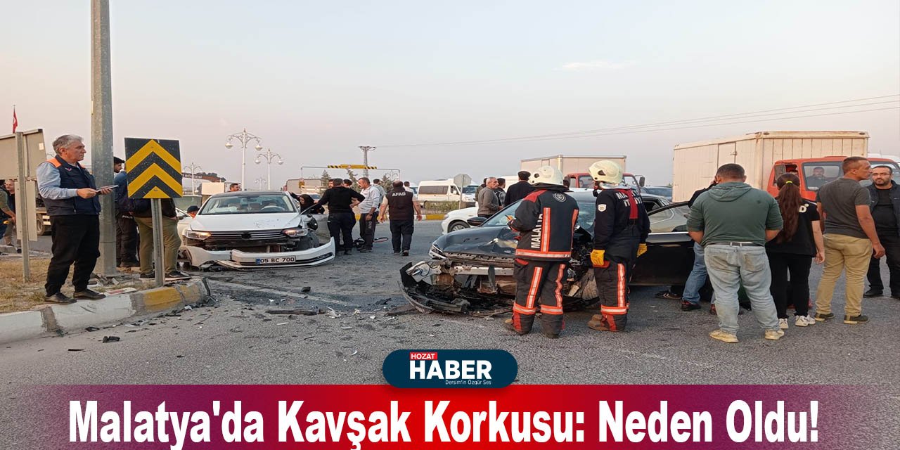 Malatya'da Kavşak Korkusu: Neden Oldu!