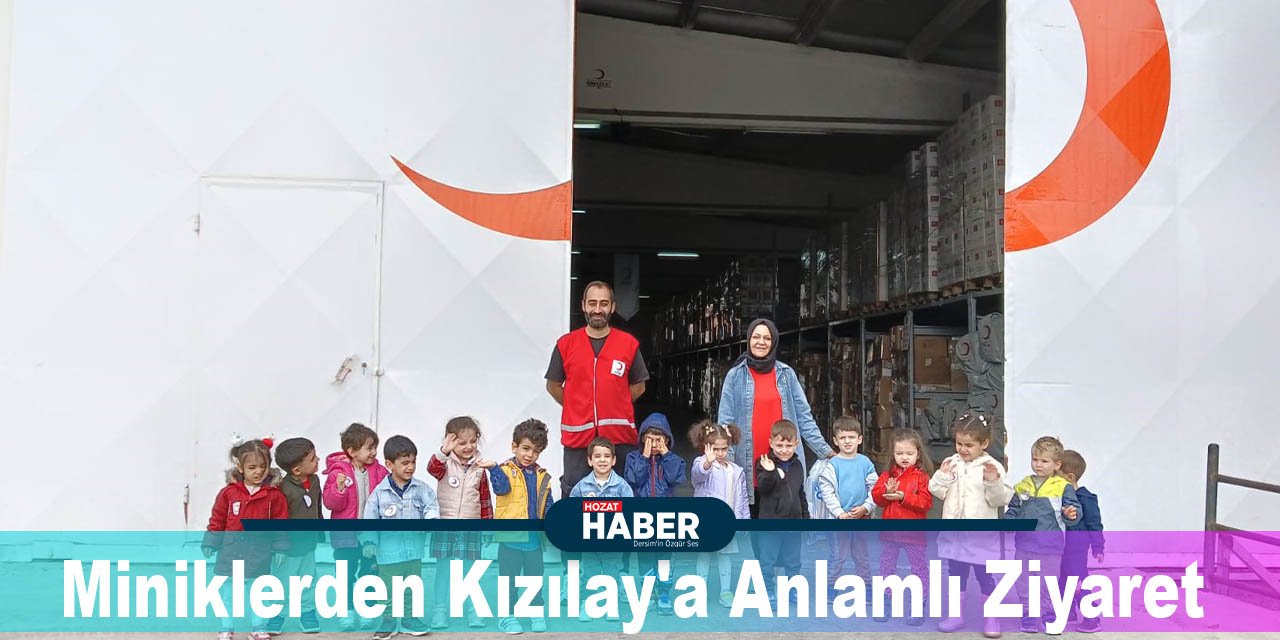 Miniklerden Kızılay'a Anlamlı Ziyaret