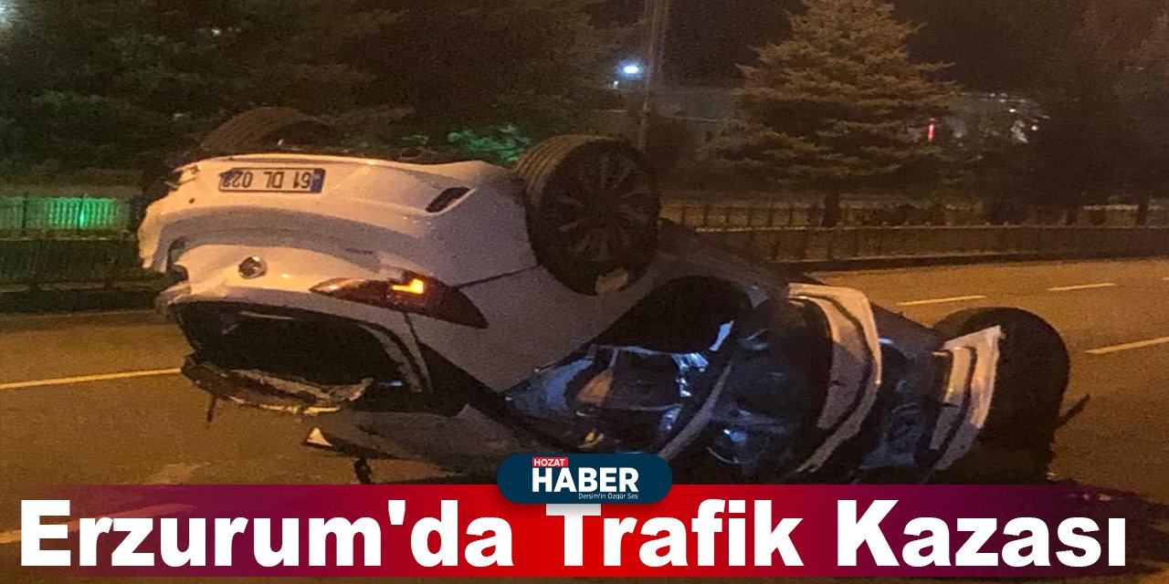 Erzurum'da Trafik Kazası