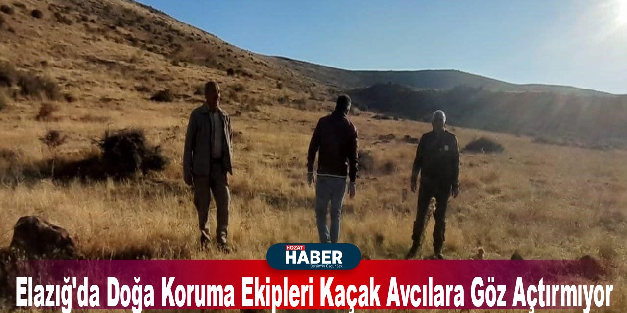 Elazığ'da Doğa Koruma Ekipleri Kaçak Avcılara Göz Açtırmıyor