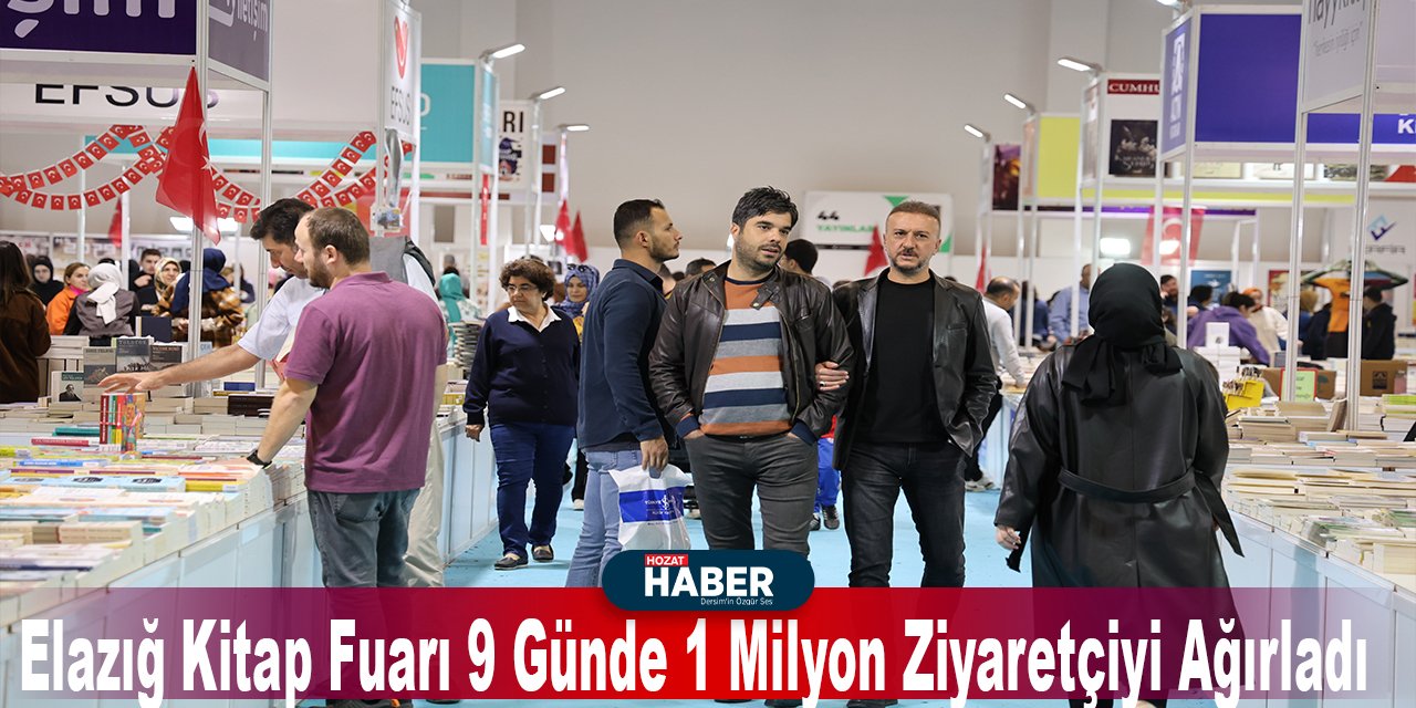 Elazığ Kitap Fuarı 9 Günde 1 Milyon Ziyaretçiyi Ağırladı