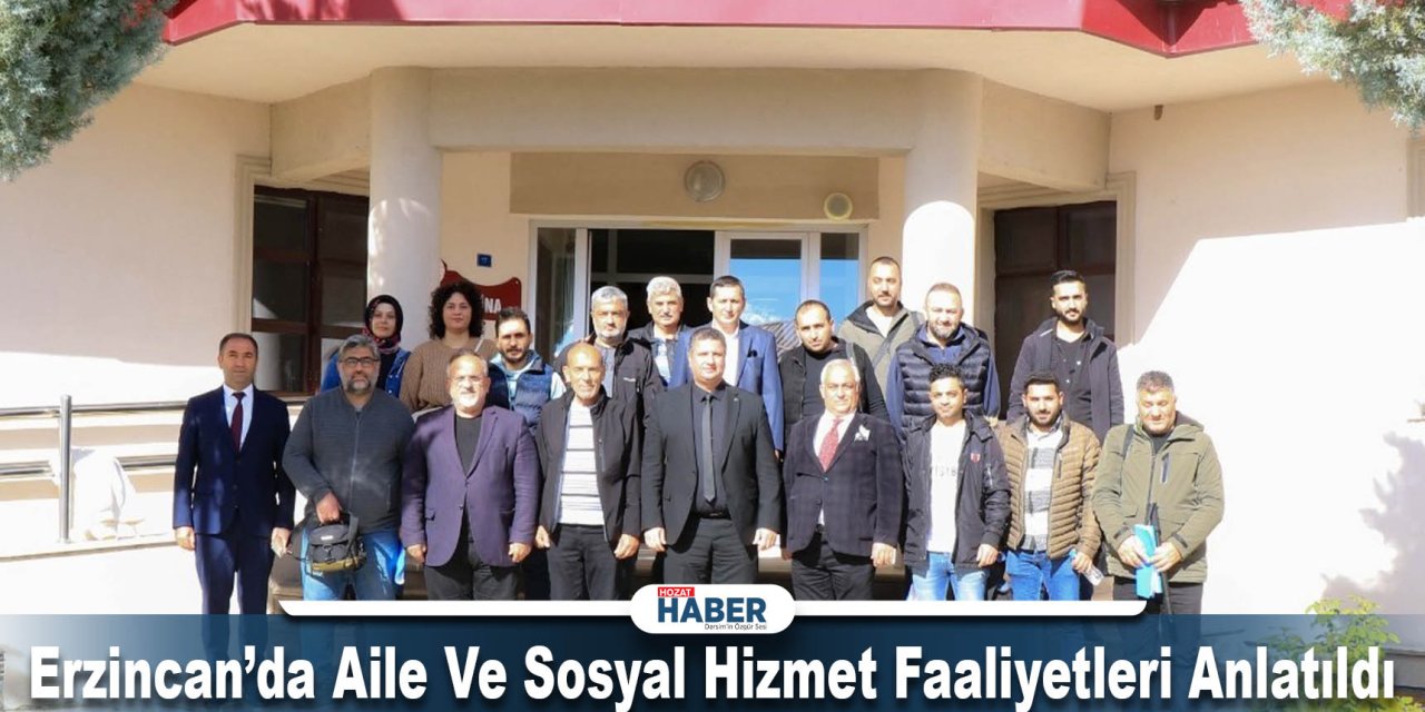 Erzincan Aile ve Sosyal Hizmetler İl Müdürü'nden Basın Mensuplarıyla Bilgilendirme Toplantısı