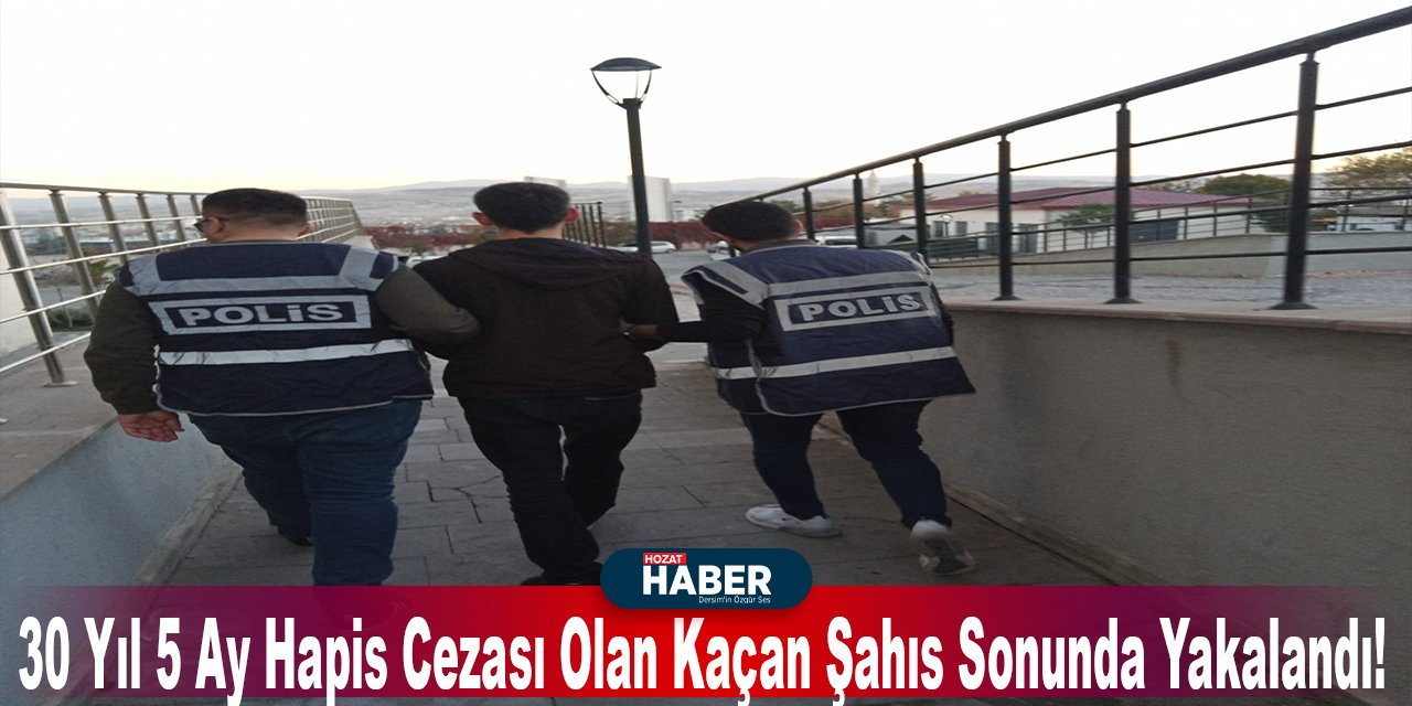 Gizlenen Gerçeklik: Elazığ'da 30 Yıl 5 Ay Hapis Cezası Olan Kaçan Şahıs Sonunda Yakalandı!