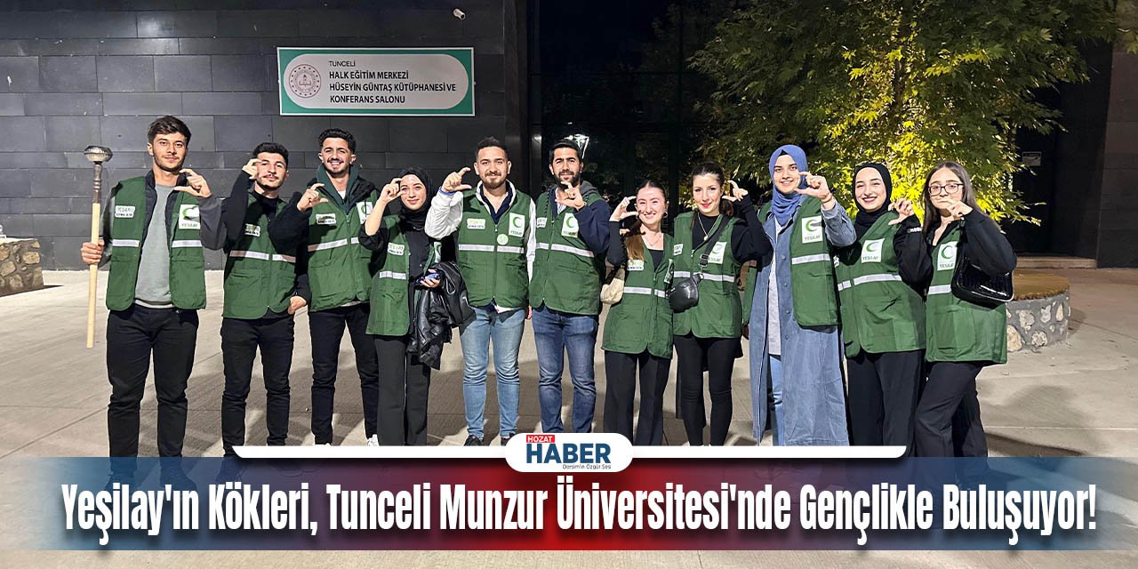 Yeşilay'ın Kökleri, Tunceli Munzur Üniversitesi'nde Gençlikle Buluşuyor