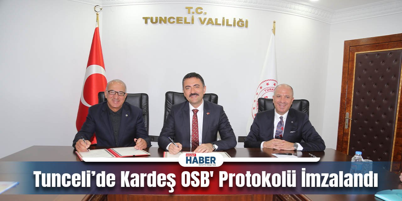 Tunceli OSB İle Ankara ASO Arasında “Kardeş OSB” Protokolü İmzalandı