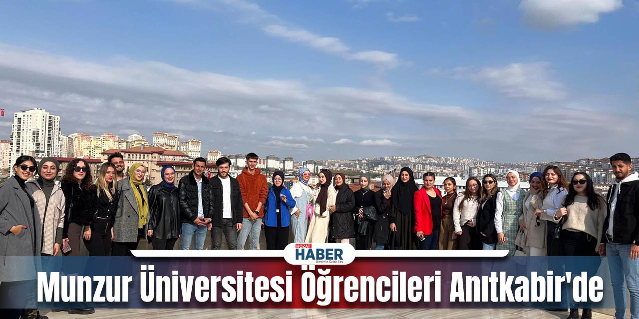 Munzur Üniversitesi Öğrencileri Anıtkabir'de