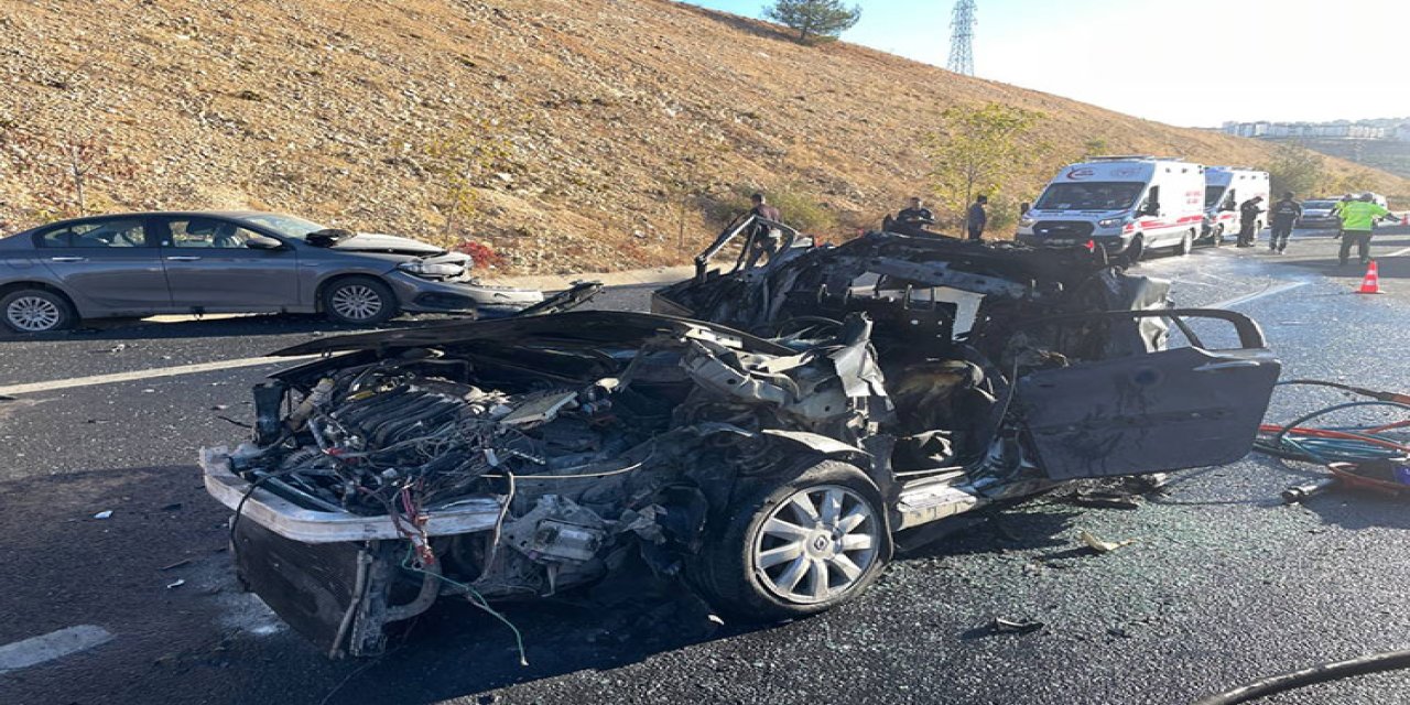 Gaziantep Çevre Yolu'nda Korkunç Trafik Kazası: Bir Ölü, Yedi Yaralı