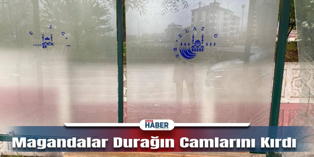 Şehir Magandalarının Hedefi Belediye Otobüs Durağı