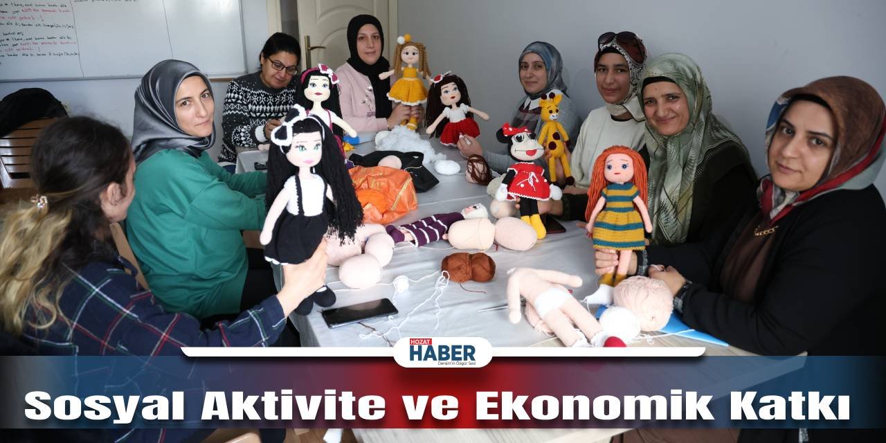 Kadınlar Hem Sosyalleşiyor Hem de Aile Ekonomilerine Destek Oluyor