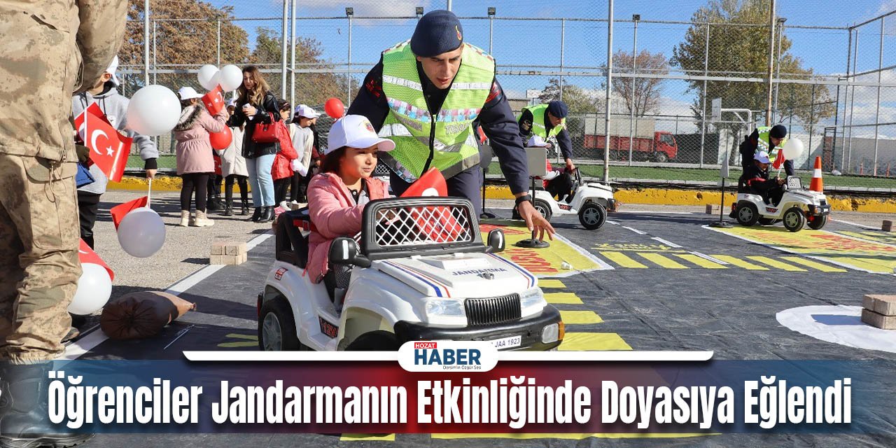 Öğrenciler Jandarmanın Etkinliğinde Doyasıya Eğlendi