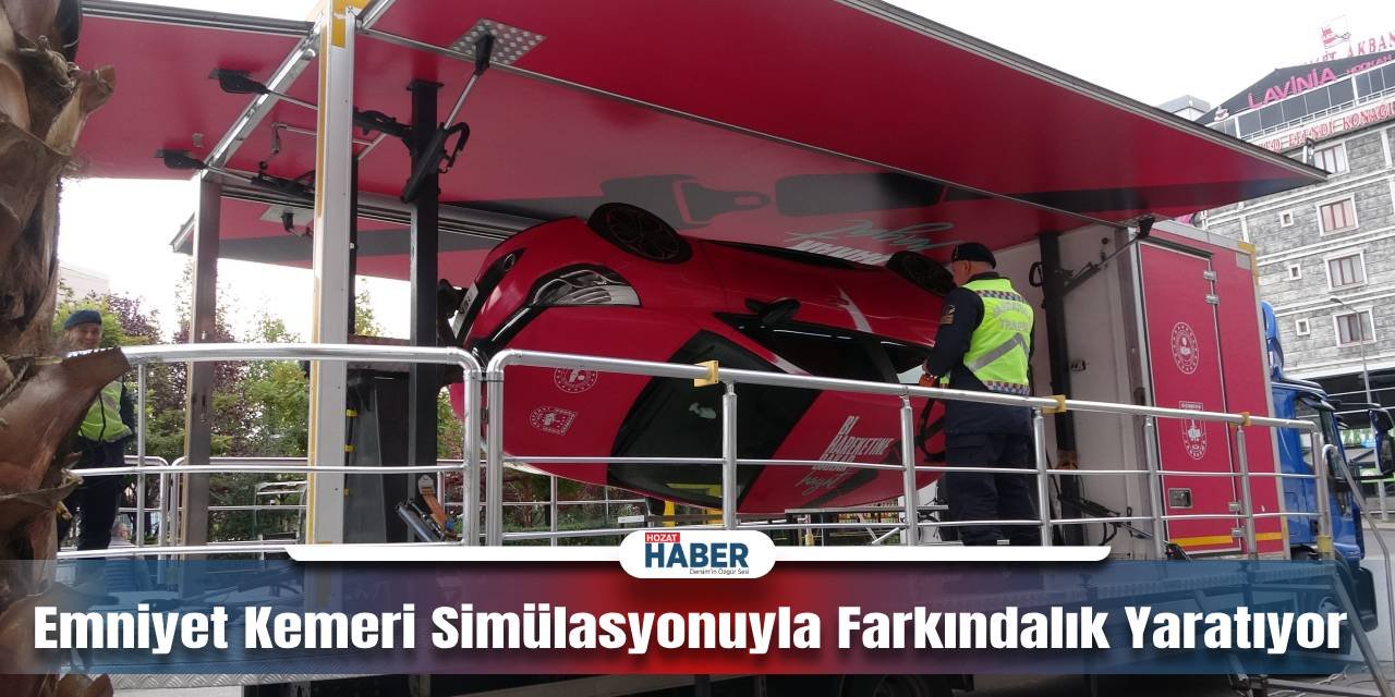 Jandarma Trafik Timleri, Vatandaşlara Canlı Simülasyon Eğitimi Verdi