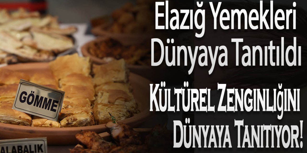 Elazığ Yemekleri Dünyaya Tanıtıldı