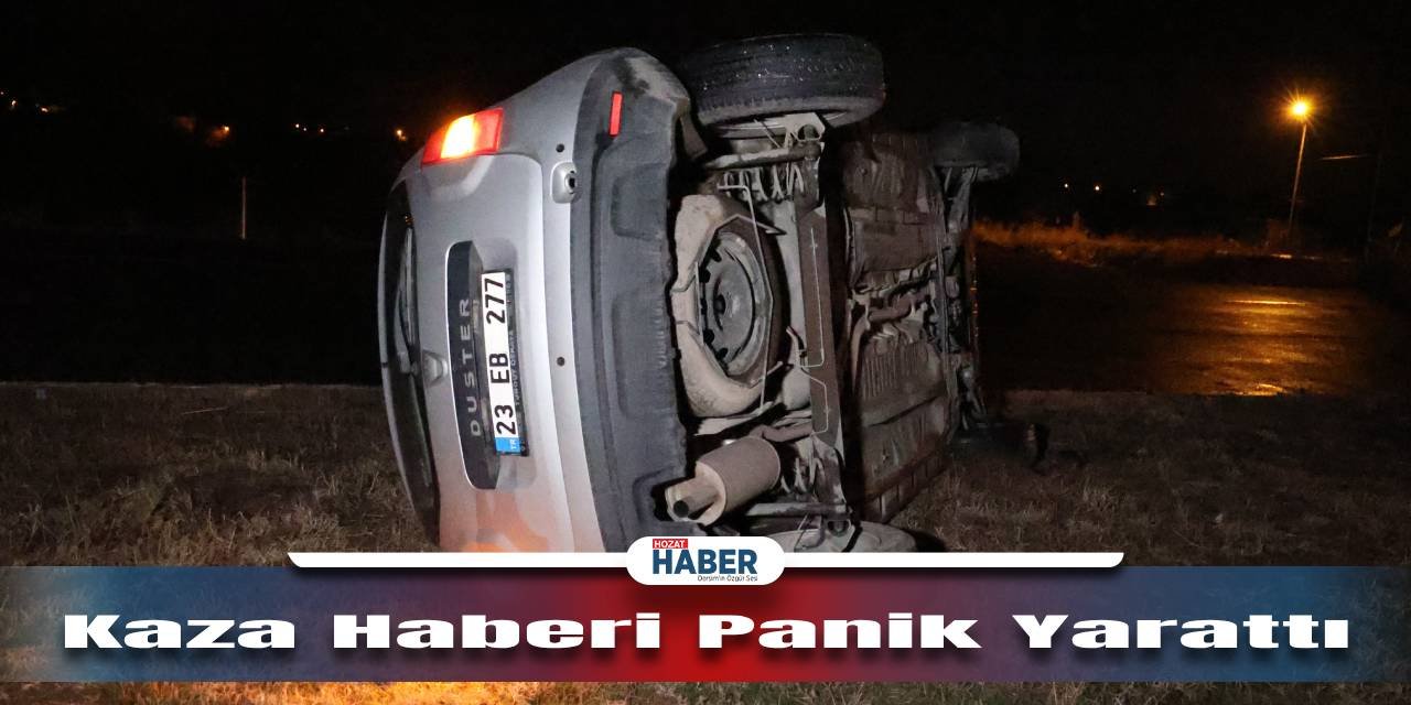 Korkutan Trafik Kazası Otomobiller Çarpıştı