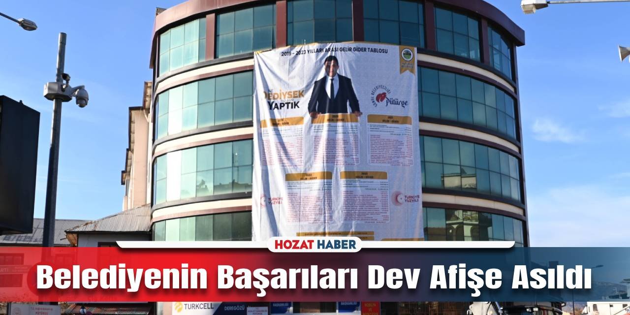 5 Yıllık Başarıları Dev Afişle Halkla Paylaşıyor