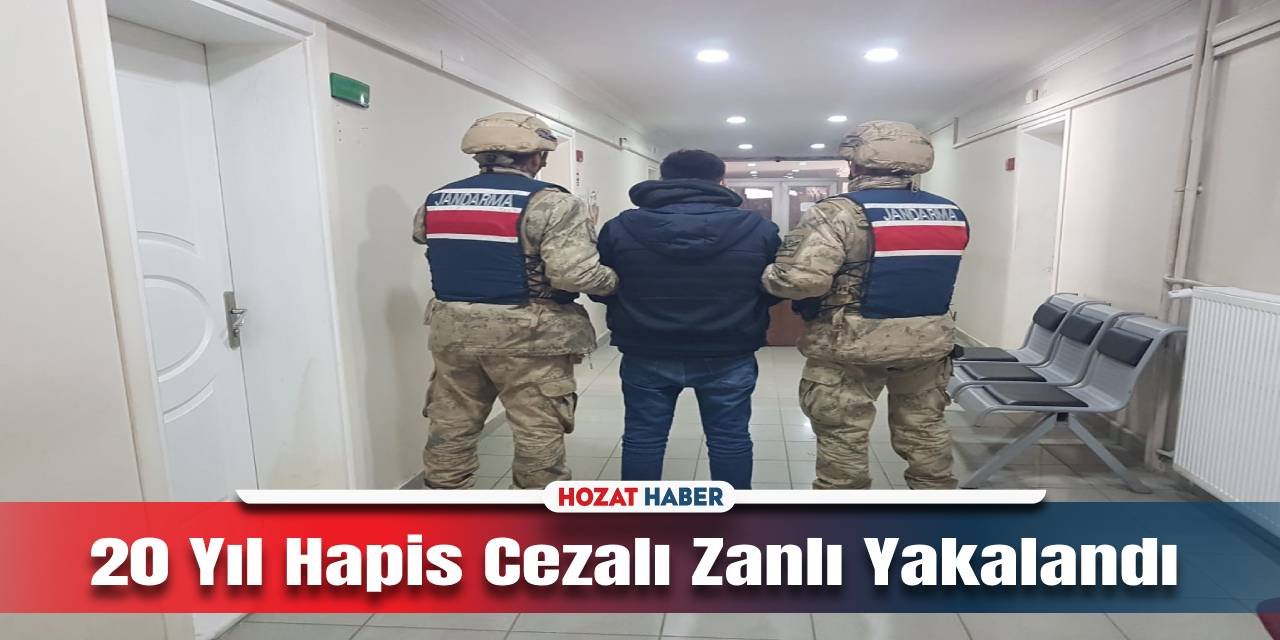 20 Yıl Hapis Cezalı Zanlı Yakalandı