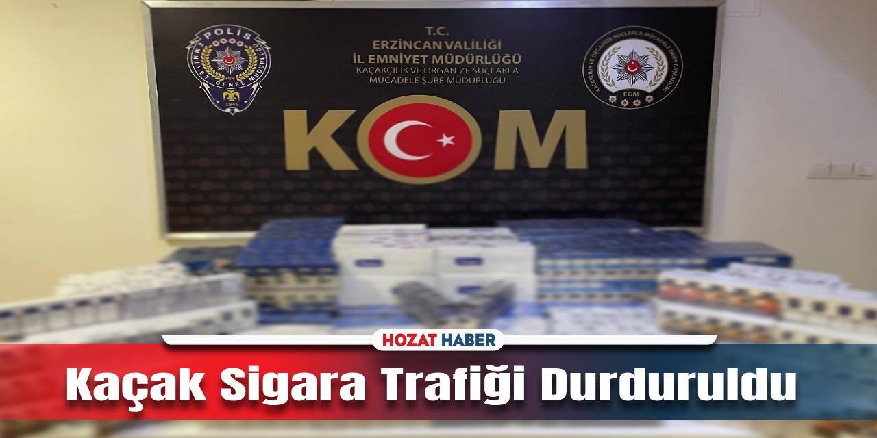 Polisler Kaçak Sigaraya  Büyük Darbe Vurdu