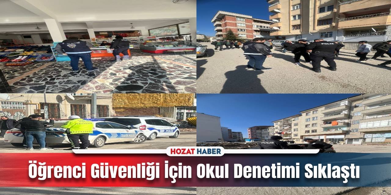 Polisler Okul Çevrelerinde Güvenlik Denetimlerini Sıkı Bir Şekilde Sürdürüyor