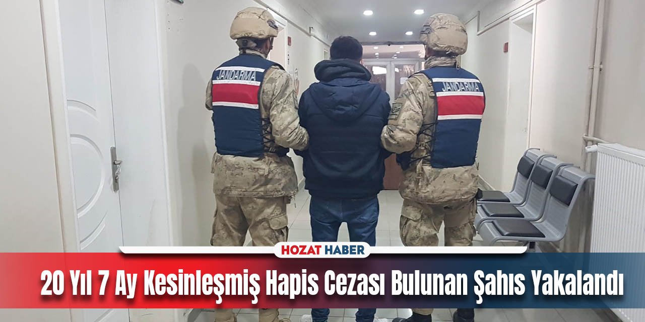 20 Yıl 7 Ay Kesinleşmiş Hapis Cezası Bulunan Şahıs Yakalandı